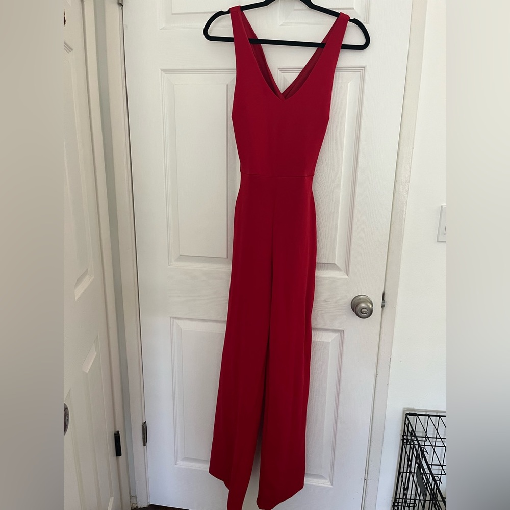 Red jumpsuit pants very sexy size m